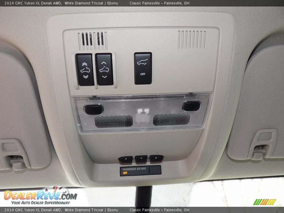 2014 GMC Yukon XL Denali AWD White Diamond Tricoat / Ebony Photo #17