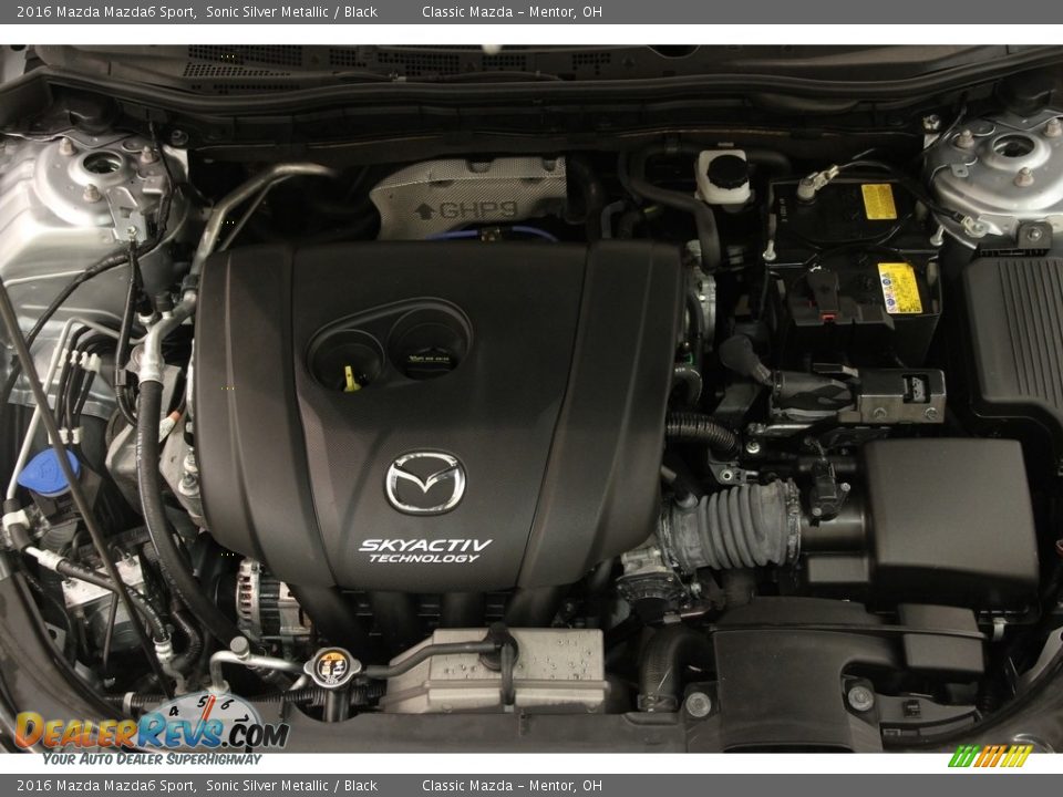 2016 Mazda Mazda6 Sport Sonic Silver Metallic / Black Photo #20