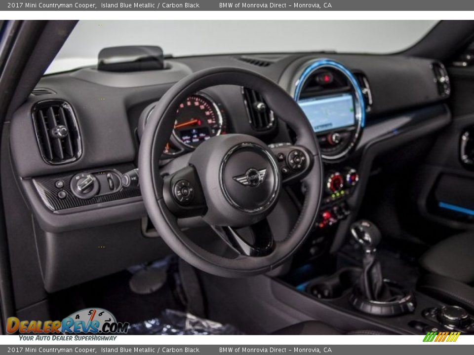 2017 Mini Countryman Cooper Island Blue Metallic / Carbon Black Photo #6