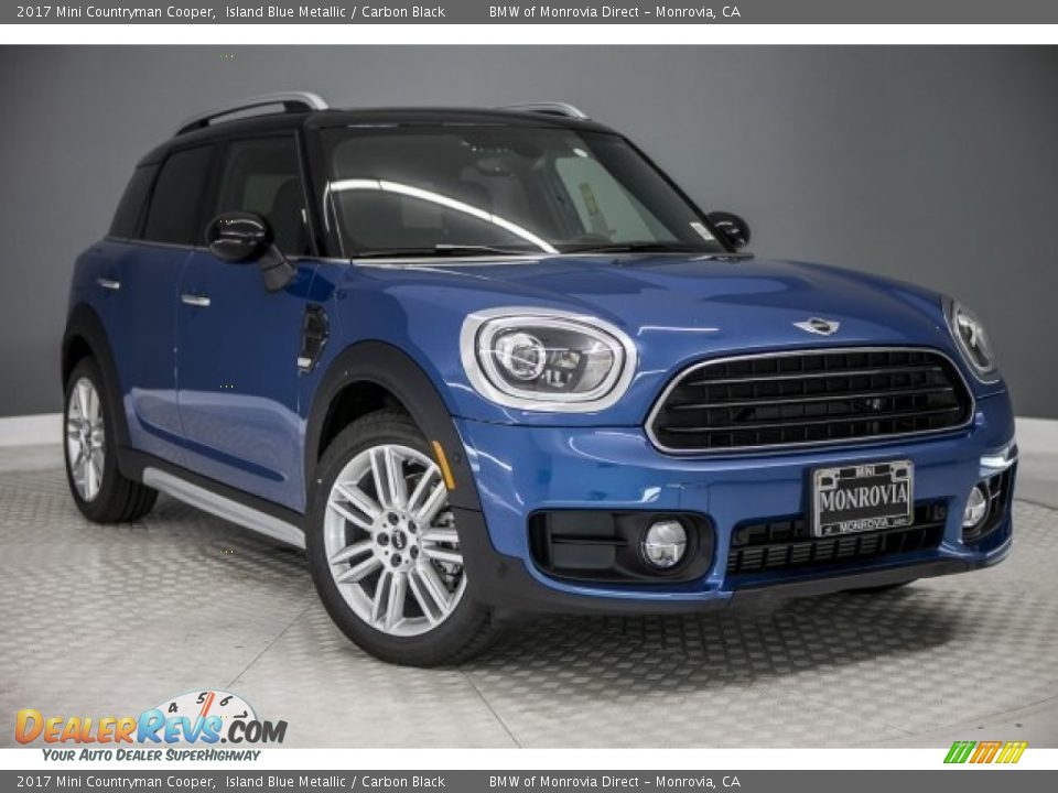 2017 Mini Countryman Cooper Island Blue Metallic / Carbon Black Photo #12