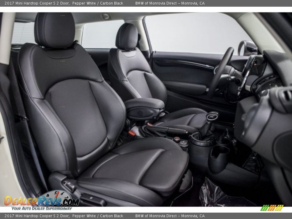 2017 Mini Hardtop Cooper S 2 Door Pepper White / Carbon Black Photo #2