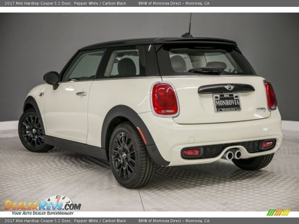 2017 Mini Hardtop Cooper S 2 Door Pepper White / Carbon Black Photo #3