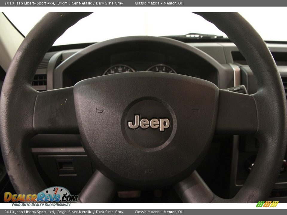 2010 Jeep Liberty Sport 4x4 Bright Silver Metallic / Dark Slate Gray Photo #6