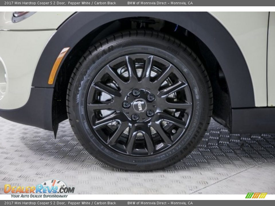 2017 Mini Hardtop Cooper S 2 Door Pepper White / Carbon Black Photo #9