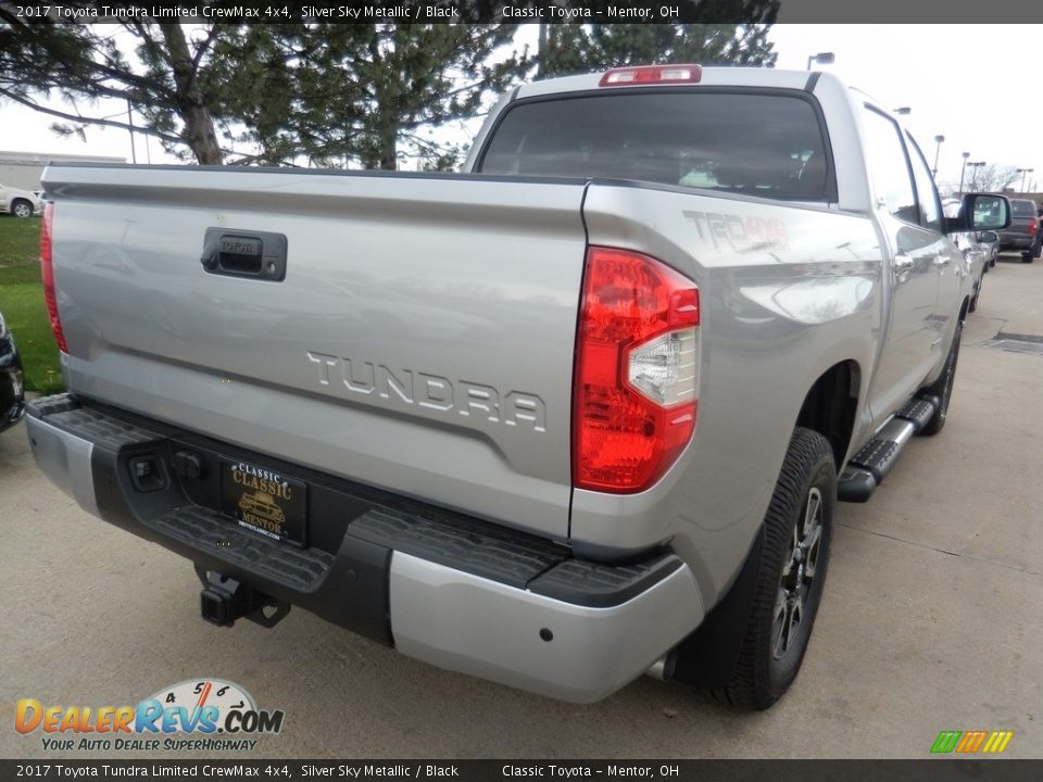 2017 Toyota Tundra Limited CrewMax 4x4 Silver Sky Metallic / Black Photo #2