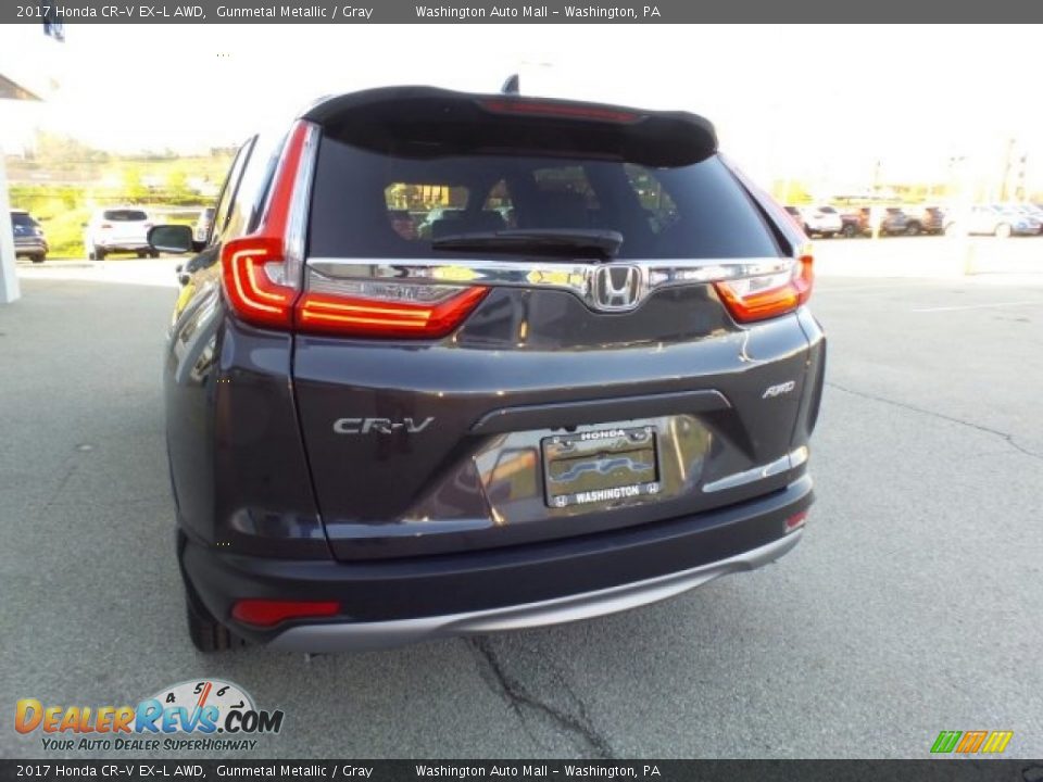 2017 Honda CR-V EX-L AWD Gunmetal Metallic / Gray Photo #7