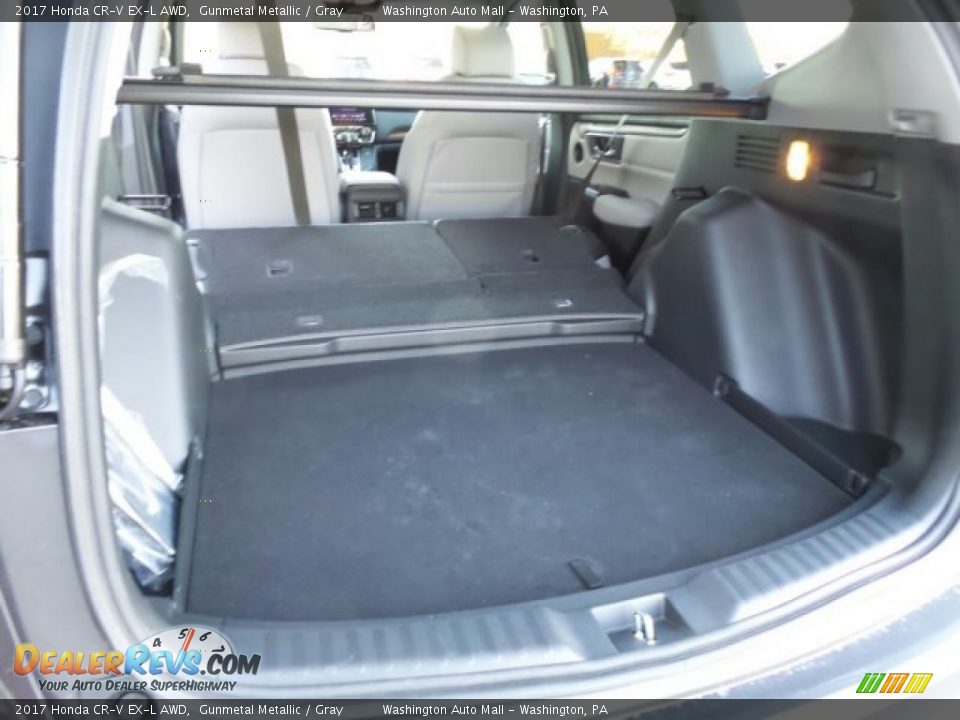 2017 Honda CR-V EX-L AWD Gunmetal Metallic / Gray Photo #12