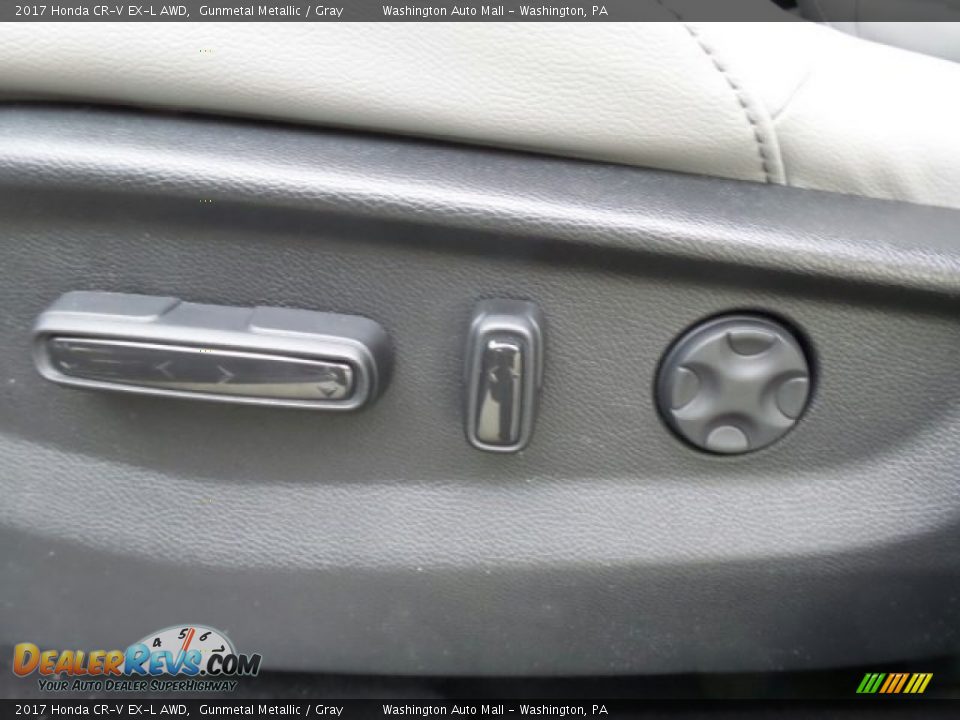 2017 Honda CR-V EX-L AWD Gunmetal Metallic / Gray Photo #15