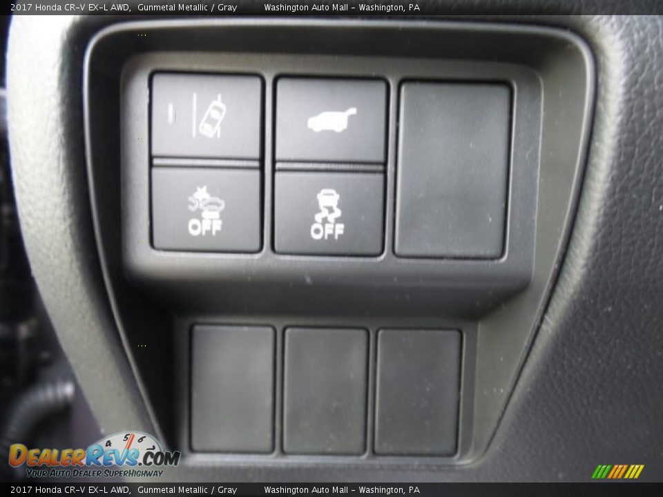 2017 Honda CR-V EX-L AWD Gunmetal Metallic / Gray Photo #16