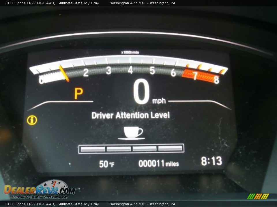 2017 Honda CR-V EX-L AWD Gunmetal Metallic / Gray Photo #18