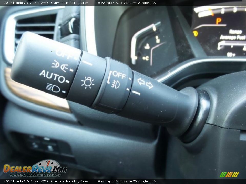 2017 Honda CR-V EX-L AWD Gunmetal Metallic / Gray Photo #22