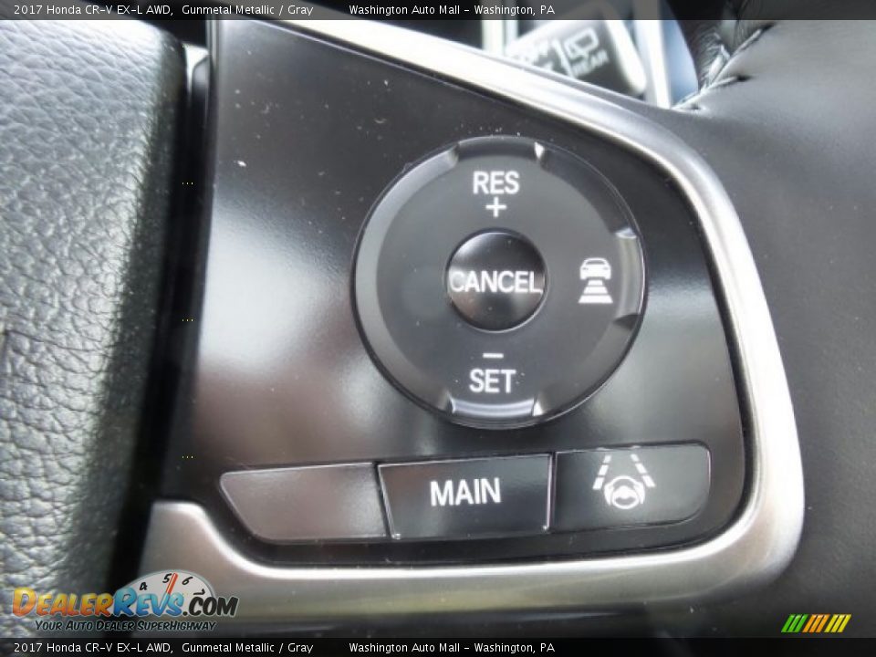 2017 Honda CR-V EX-L AWD Gunmetal Metallic / Gray Photo #23