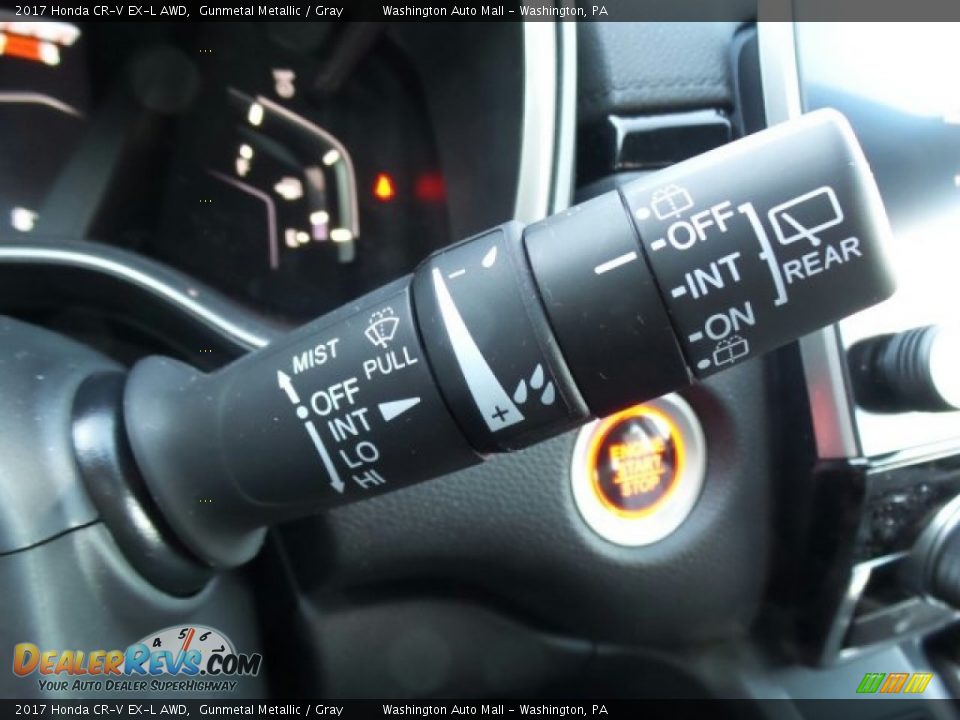 2017 Honda CR-V EX-L AWD Gunmetal Metallic / Gray Photo #24