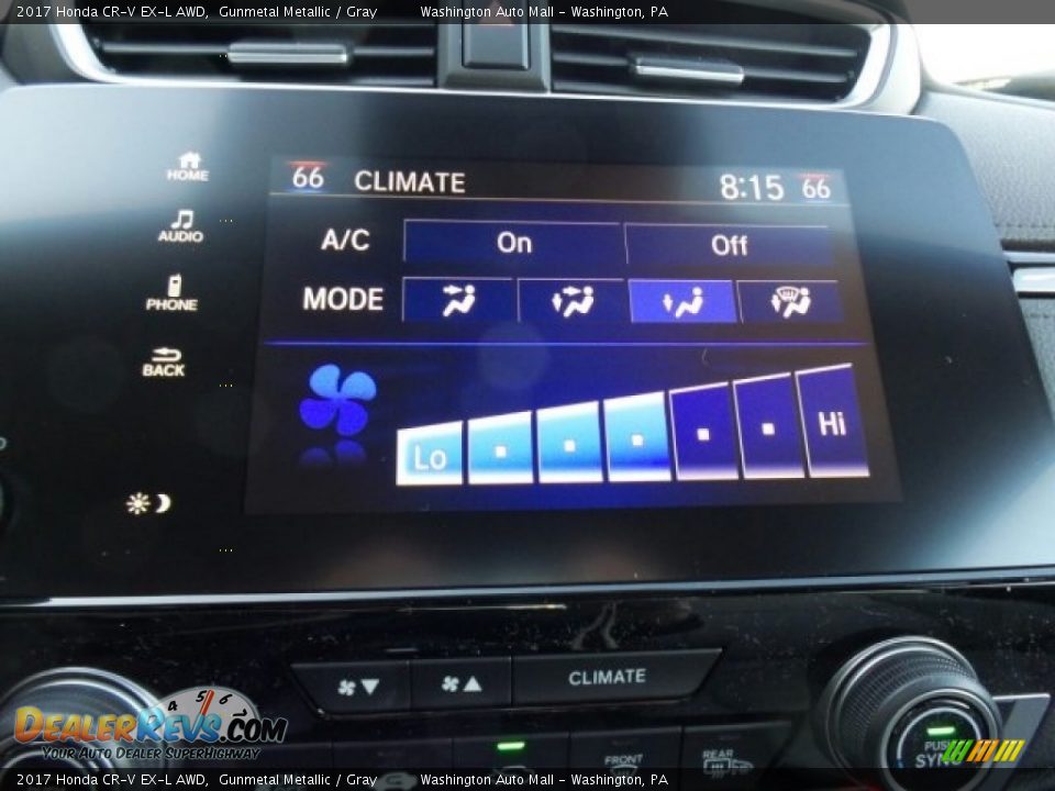 2017 Honda CR-V EX-L AWD Gunmetal Metallic / Gray Photo #30