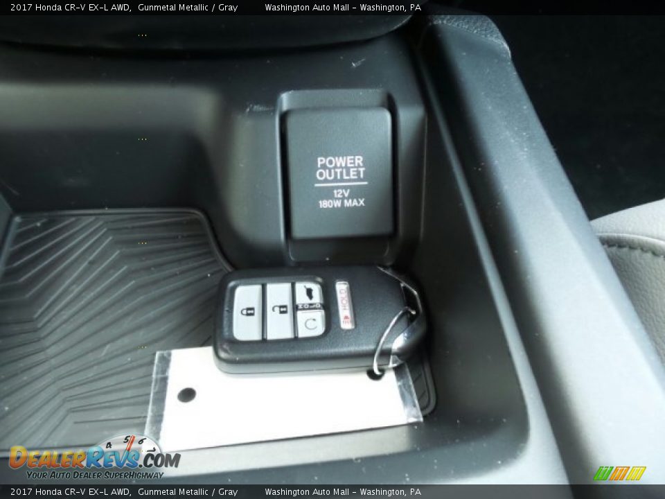 2017 Honda CR-V EX-L AWD Gunmetal Metallic / Gray Photo #33