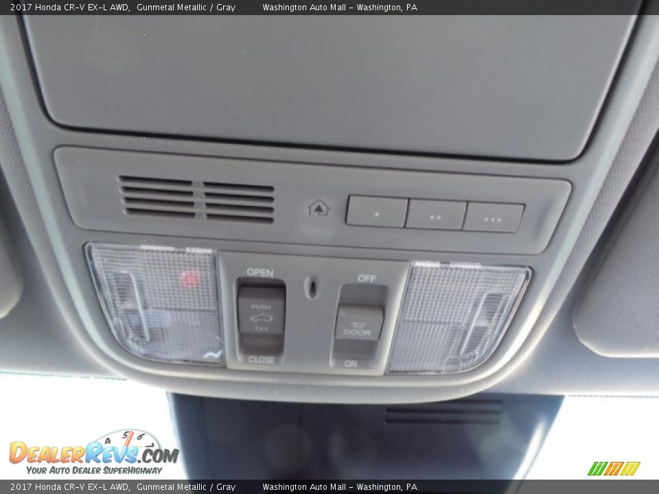 2017 Honda CR-V EX-L AWD Gunmetal Metallic / Gray Photo #34