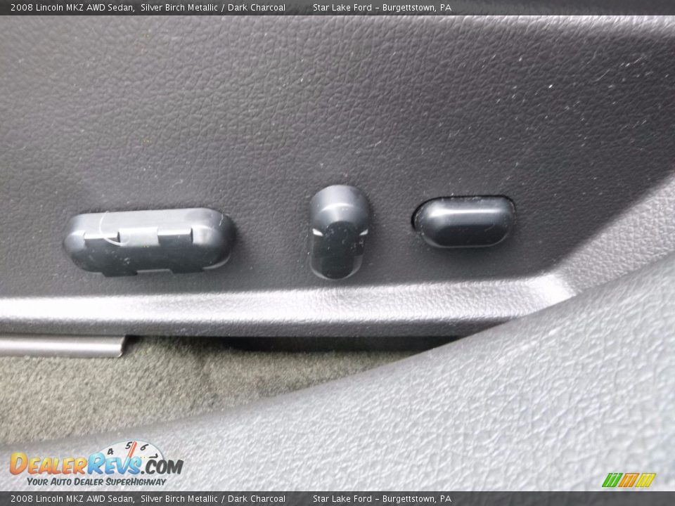 2008 Lincoln MKZ AWD Sedan Silver Birch Metallic / Dark Charcoal Photo #14