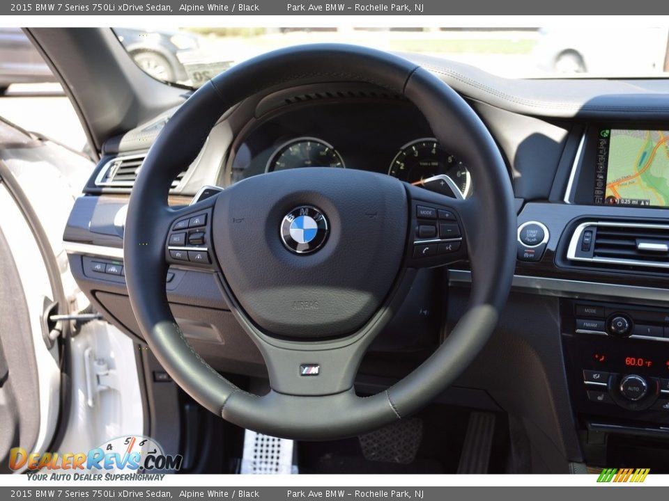 2015 BMW 7 Series 750Li xDrive Sedan Alpine White / Black Photo #17