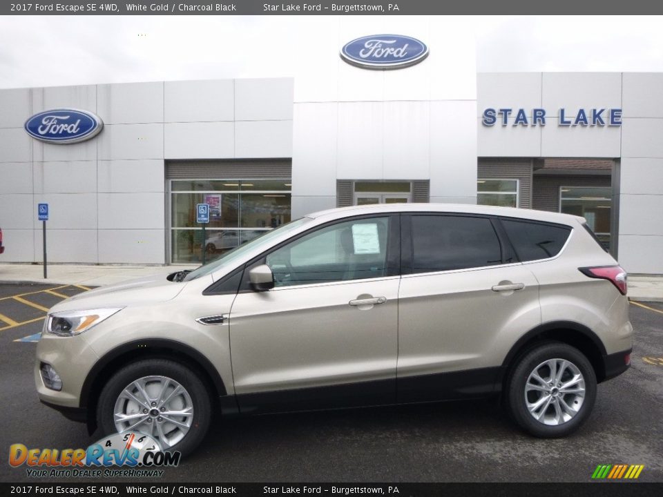2017 Ford Escape SE 4WD White Gold / Charcoal Black Photo #1