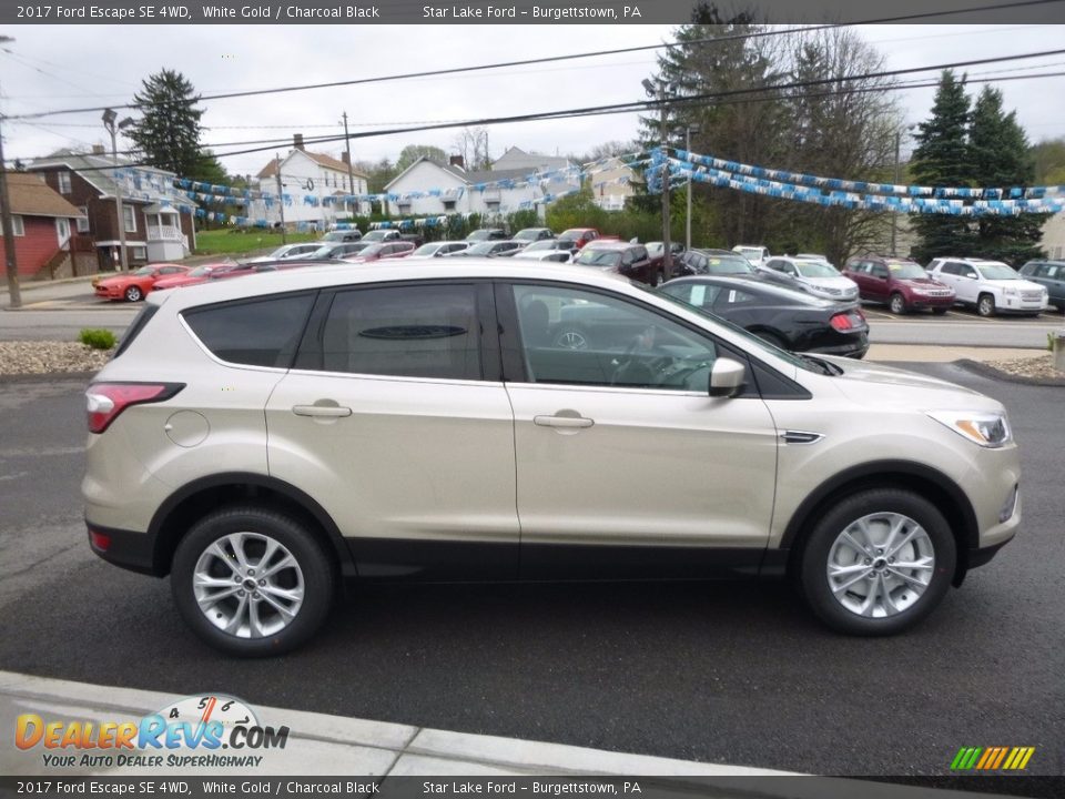 2017 Ford Escape SE 4WD White Gold / Charcoal Black Photo #4