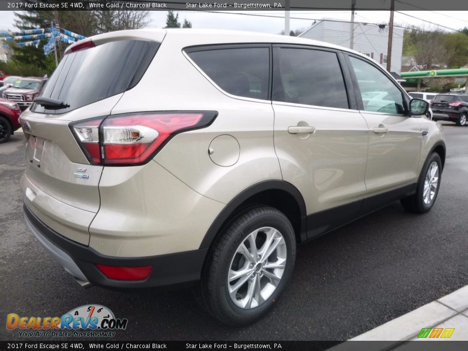 2017 Ford Escape SE 4WD White Gold / Charcoal Black Photo #5