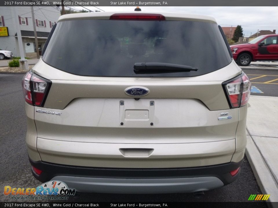 2017 Ford Escape SE 4WD White Gold / Charcoal Black Photo #6