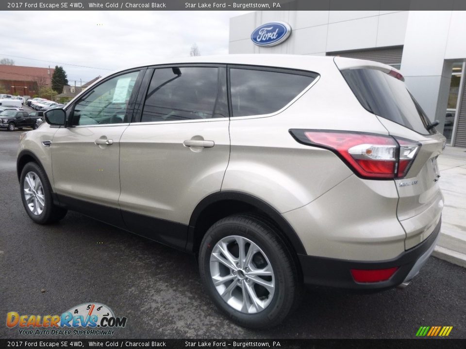 2017 Ford Escape SE 4WD White Gold / Charcoal Black Photo #8