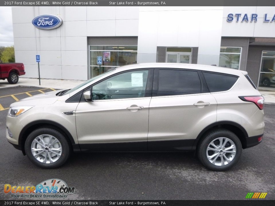 2017 Ford Escape SE 4WD White Gold / Charcoal Black Photo #9