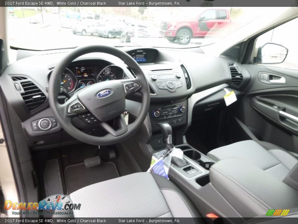 2017 Ford Escape SE 4WD White Gold / Charcoal Black Photo #12