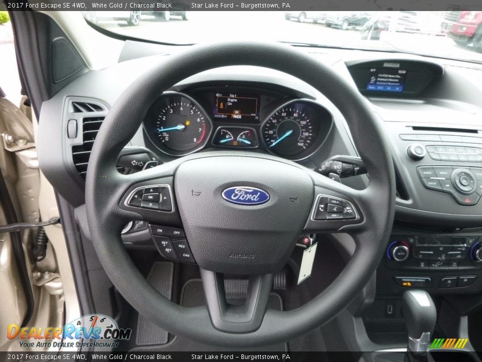 2017 Ford Escape SE 4WD White Gold / Charcoal Black Photo #16