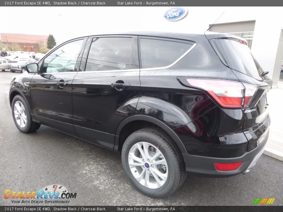 2017 Ford Escape SE 4WD Shadow Black / Charcoal Black Photo #8