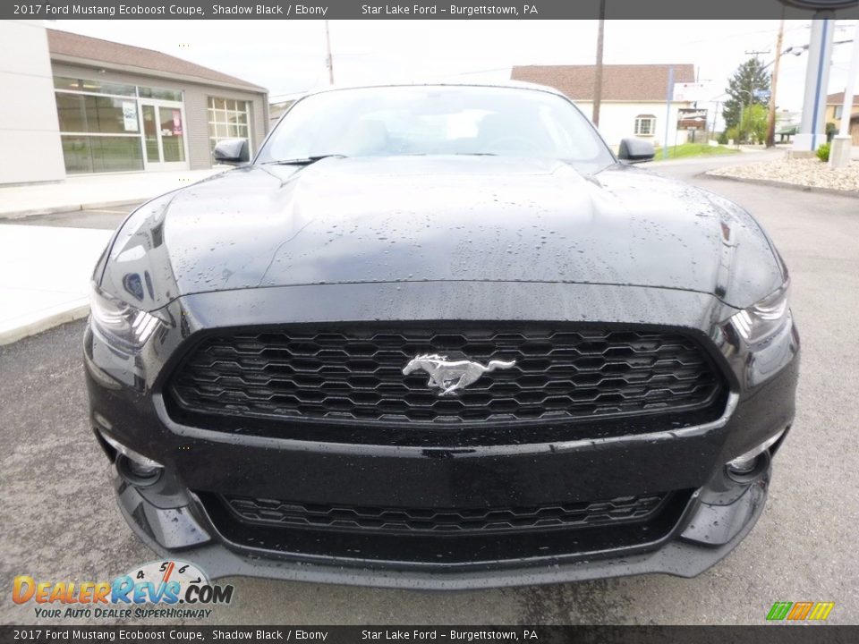 2017 Ford Mustang Ecoboost Coupe Shadow Black / Ebony Photo #2