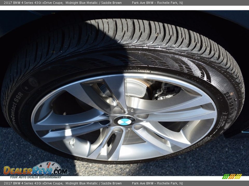 2017 BMW 4 Series 430i xDrive Coupe Midnight Blue Metallic / Saddle Brown Photo #32