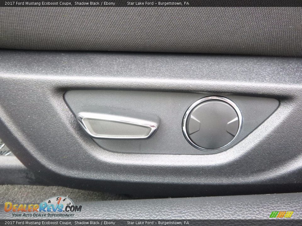2017 Ford Mustang Ecoboost Coupe Shadow Black / Ebony Photo #14