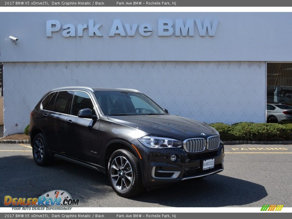 2017 BMW X5 xDrive35i Dark Graphite Metallic / Black Photo #1