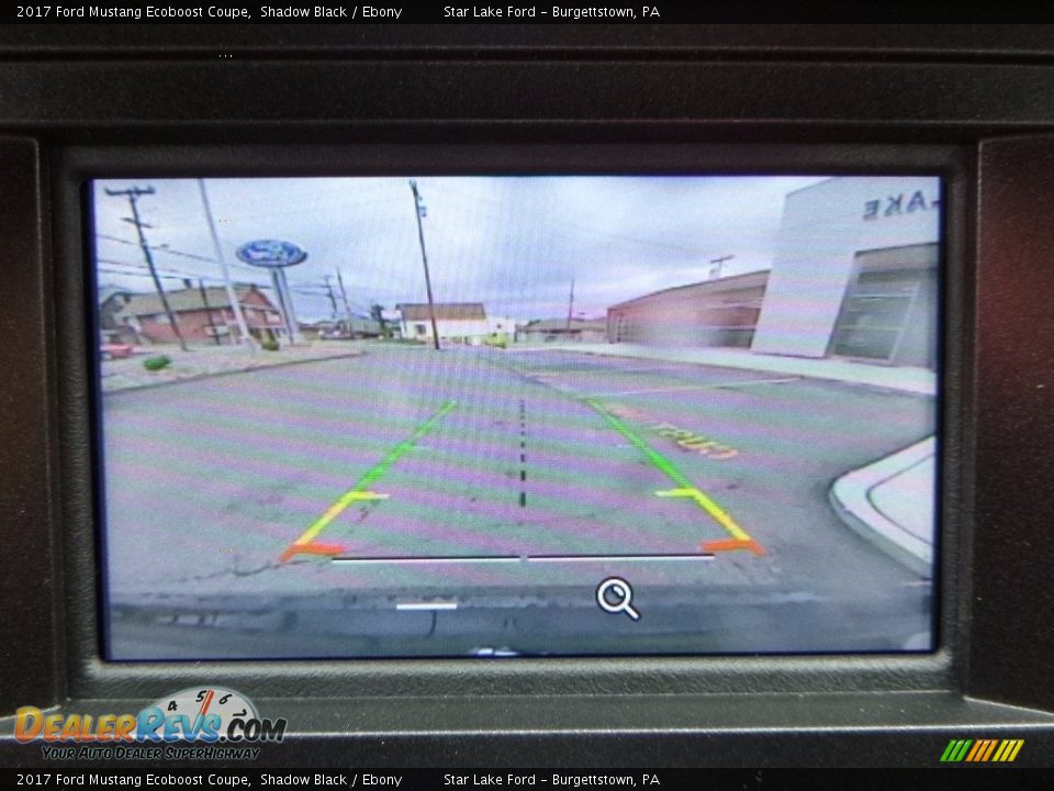 2017 Ford Mustang Ecoboost Coupe Shadow Black / Ebony Photo #17