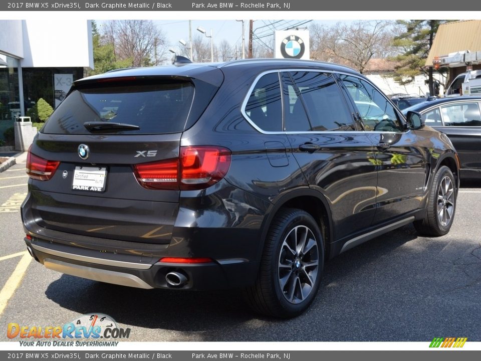 2017 BMW X5 xDrive35i Dark Graphite Metallic / Black Photo #3
