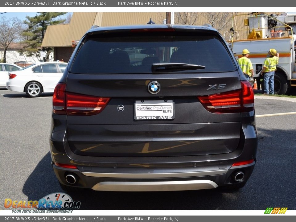 2017 BMW X5 xDrive35i Dark Graphite Metallic / Black Photo #4