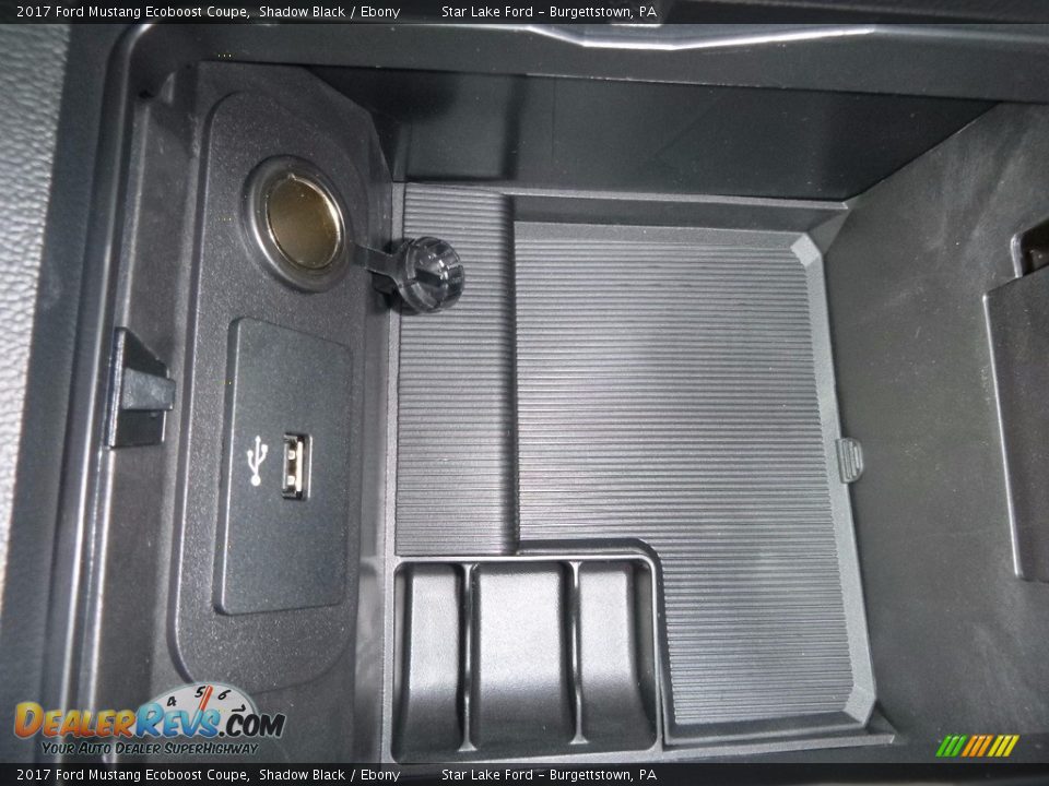 2017 Ford Mustang Ecoboost Coupe Shadow Black / Ebony Photo #19