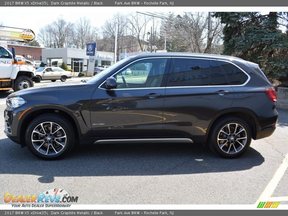 2017 BMW X5 xDrive35i Dark Graphite Metallic / Black Photo #5