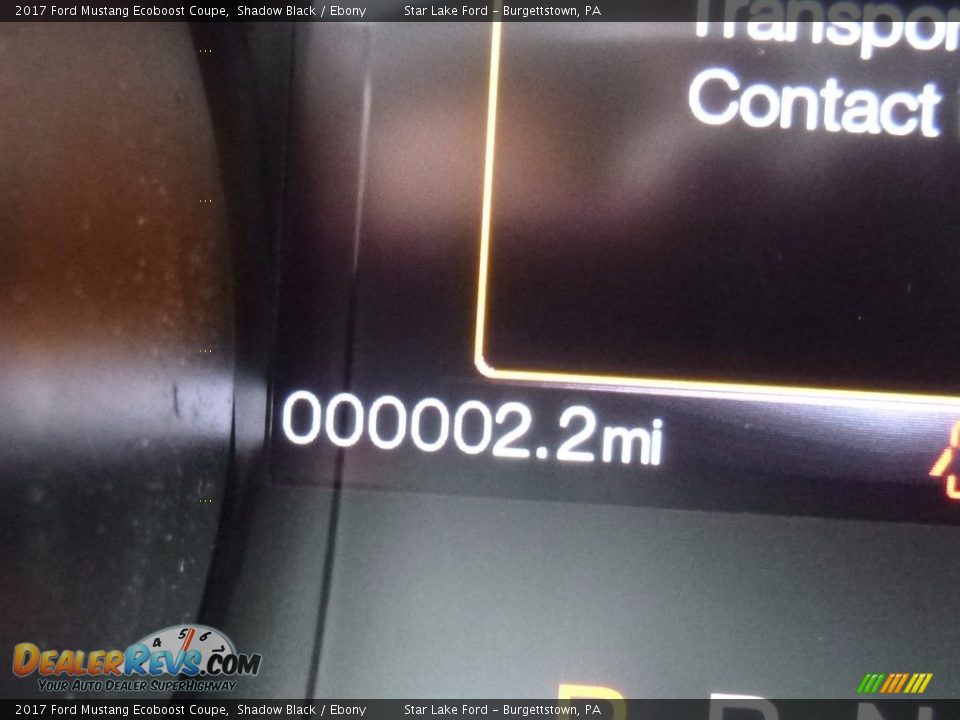 2017 Ford Mustang Ecoboost Coupe Shadow Black / Ebony Photo #20