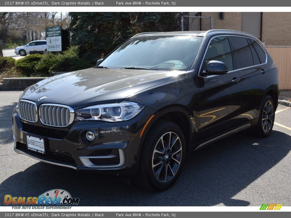 2017 BMW X5 xDrive35i Dark Graphite Metallic / Black Photo #6