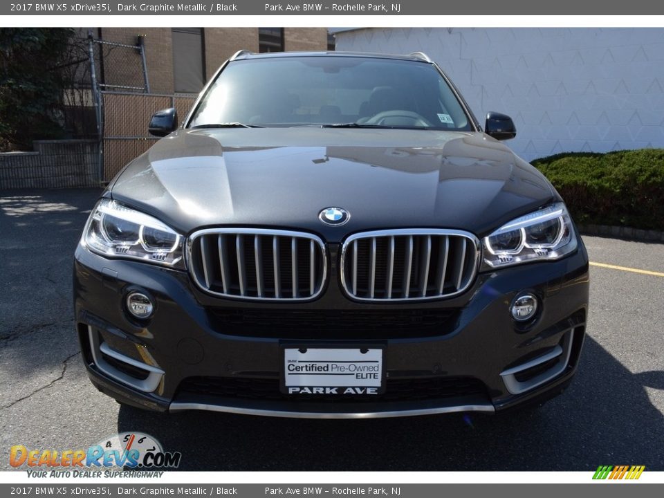 2017 BMW X5 xDrive35i Dark Graphite Metallic / Black Photo #7