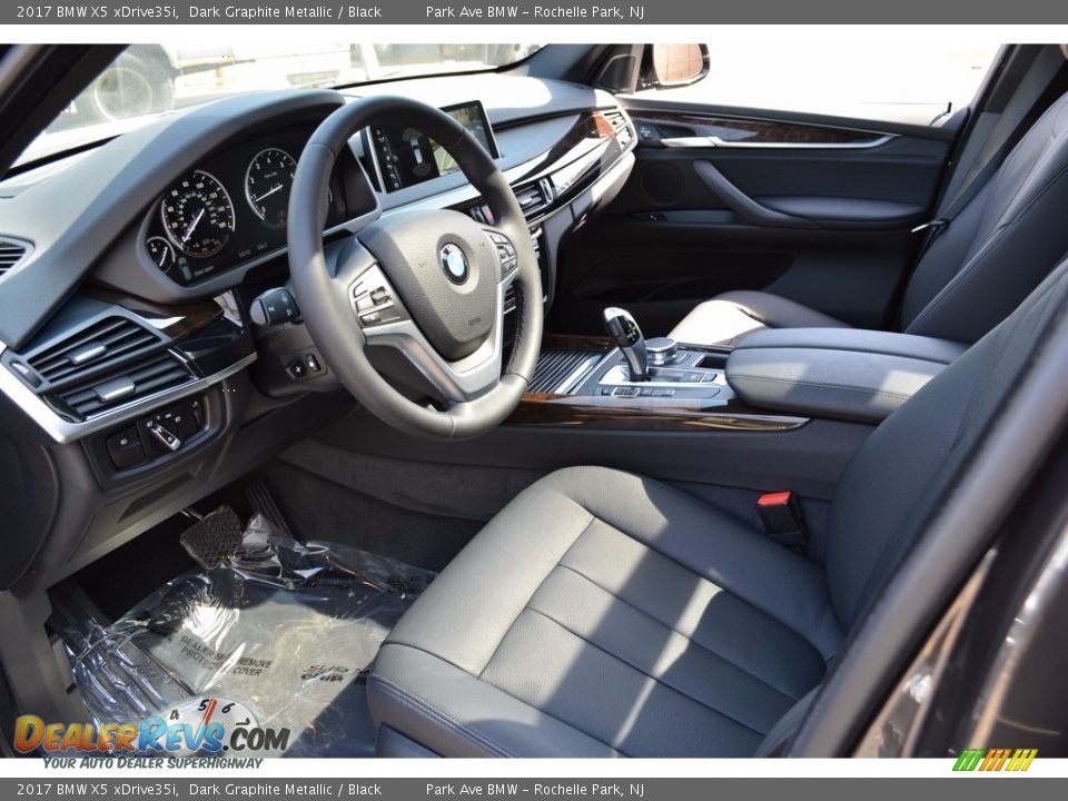 2017 BMW X5 xDrive35i Dark Graphite Metallic / Black Photo #10