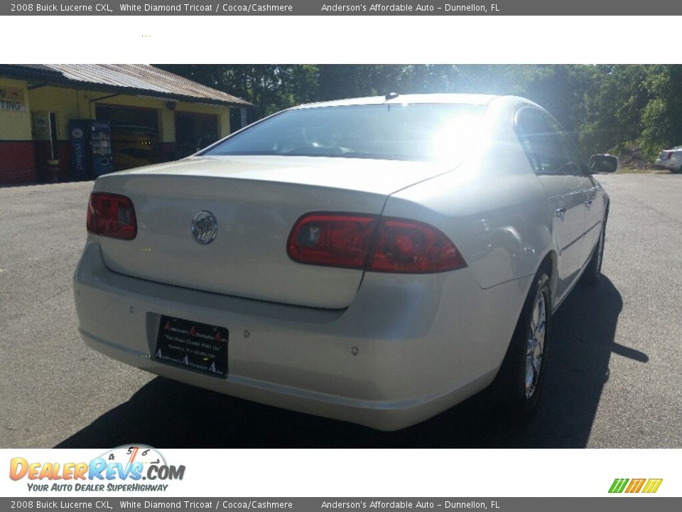 2008 Buick Lucerne CXL White Diamond Tricoat / Cocoa/Cashmere Photo #3