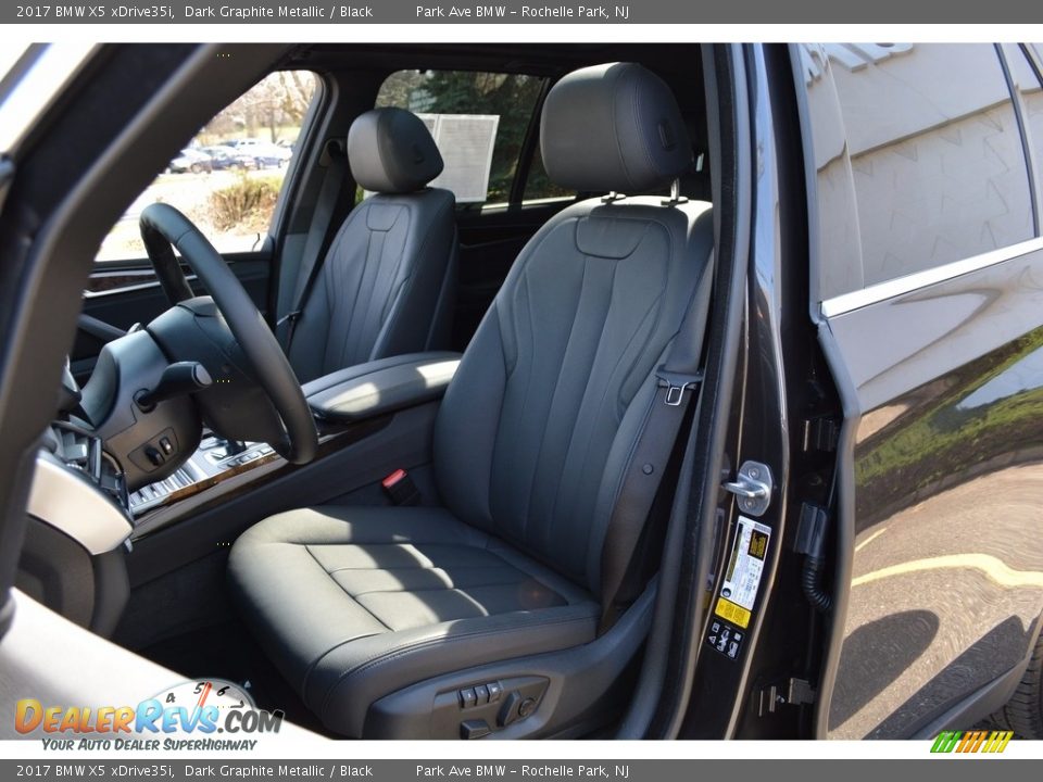 2017 BMW X5 xDrive35i Dark Graphite Metallic / Black Photo #13