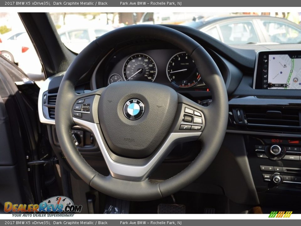 2017 BMW X5 xDrive35i Dark Graphite Metallic / Black Photo #18