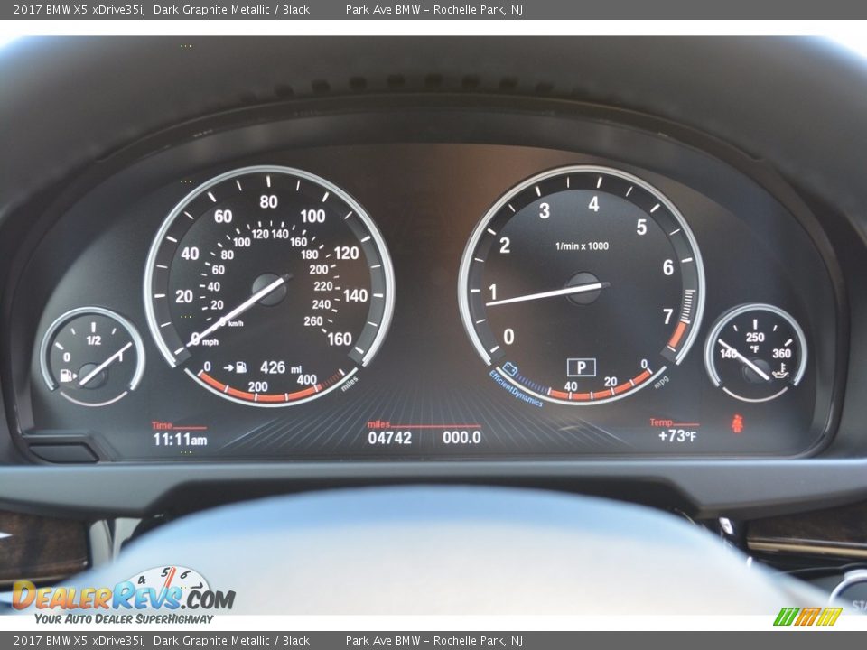 2017 BMW X5 xDrive35i Dark Graphite Metallic / Black Photo #21