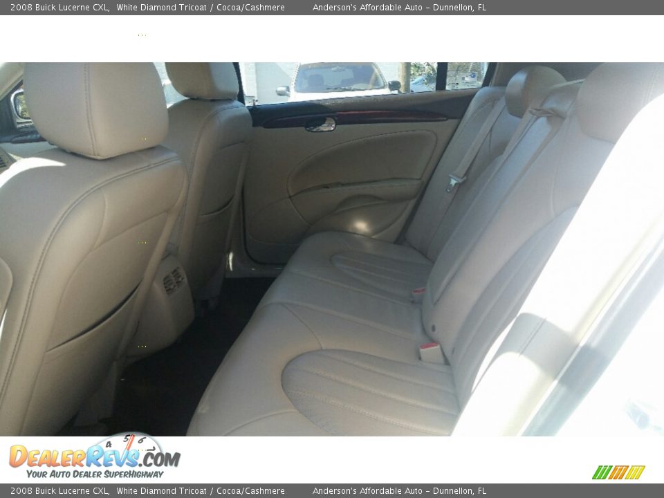 2008 Buick Lucerne CXL White Diamond Tricoat / Cocoa/Cashmere Photo #15