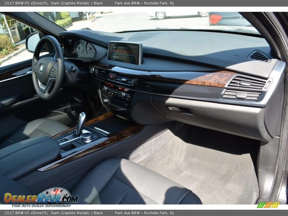 2017 BMW X5 xDrive35i Dark Graphite Metallic / Black Photo #28